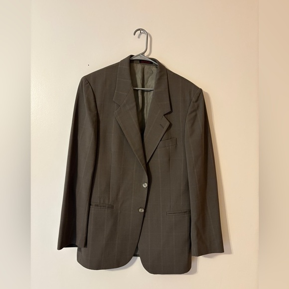 Jean-Paul Germain Mens Suit Jack Blazer Size 40R Gray Color 100% Pure Wool - Picture 3 of 16